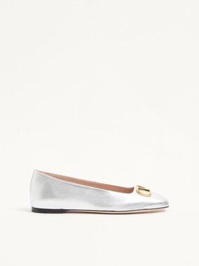 Valentino Garavani Vlogo Signature Ballet Flats In Leather IT 39 Women